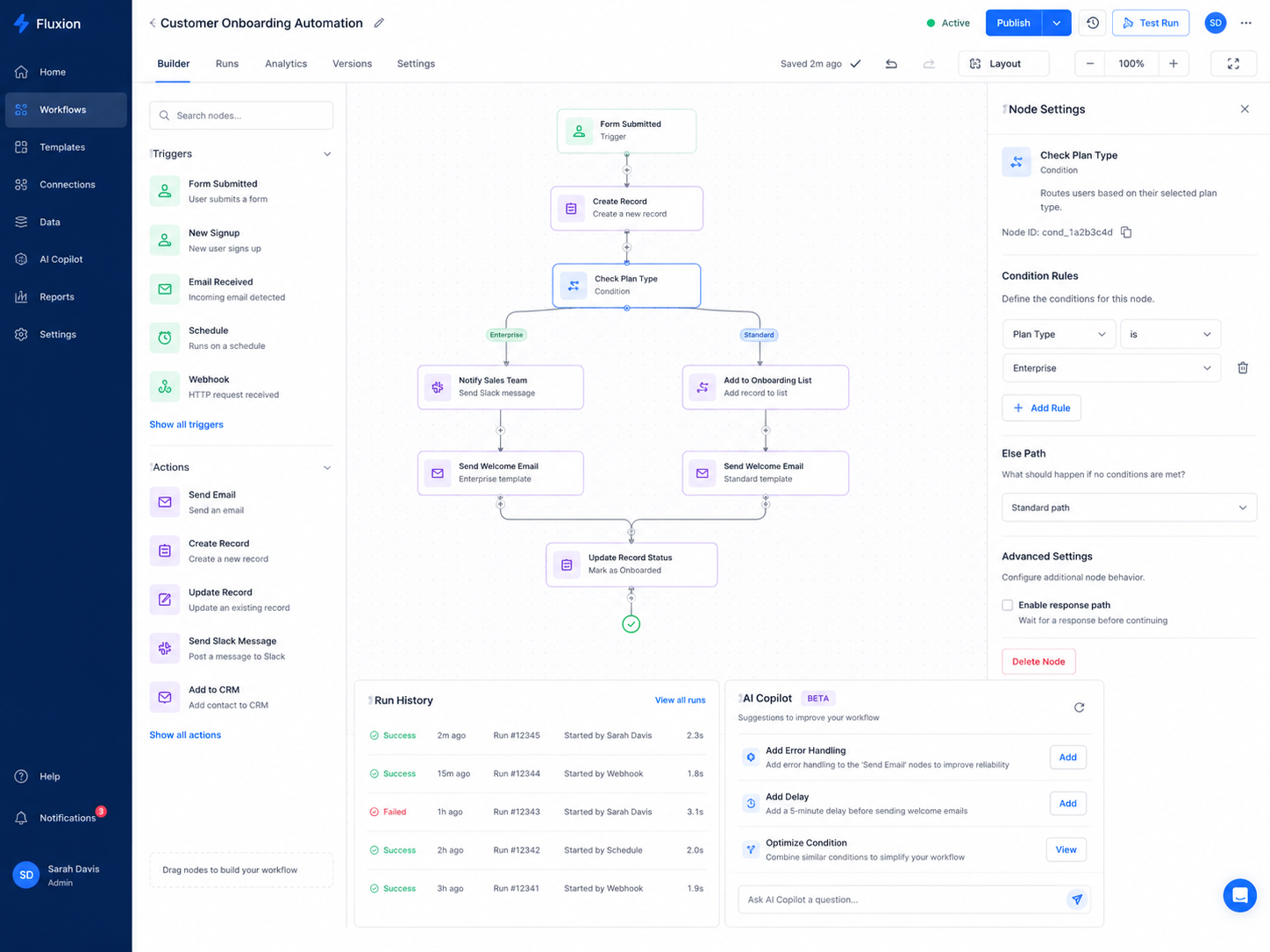 Workflow builder